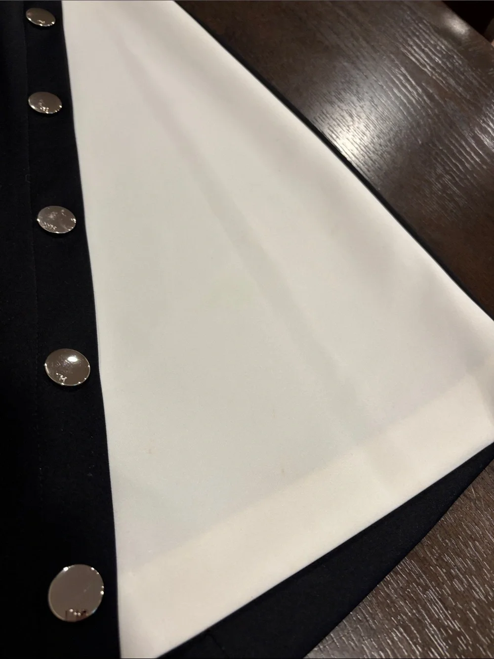 Two-Tone Black & White Sleeveless Sheath Dress Tommy Hilfiger business basic - Picture 3 of 7